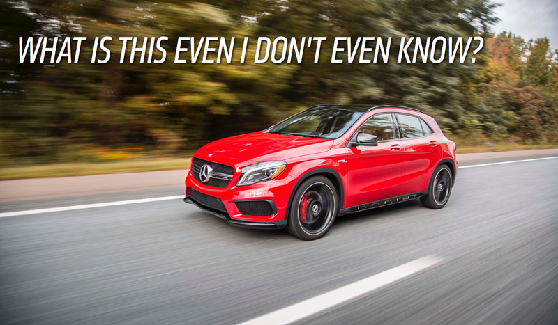 Illustration for article titled The Mercedes GLA45 AMG Is Dumb And I'm Dumb And I Kind Of Love It